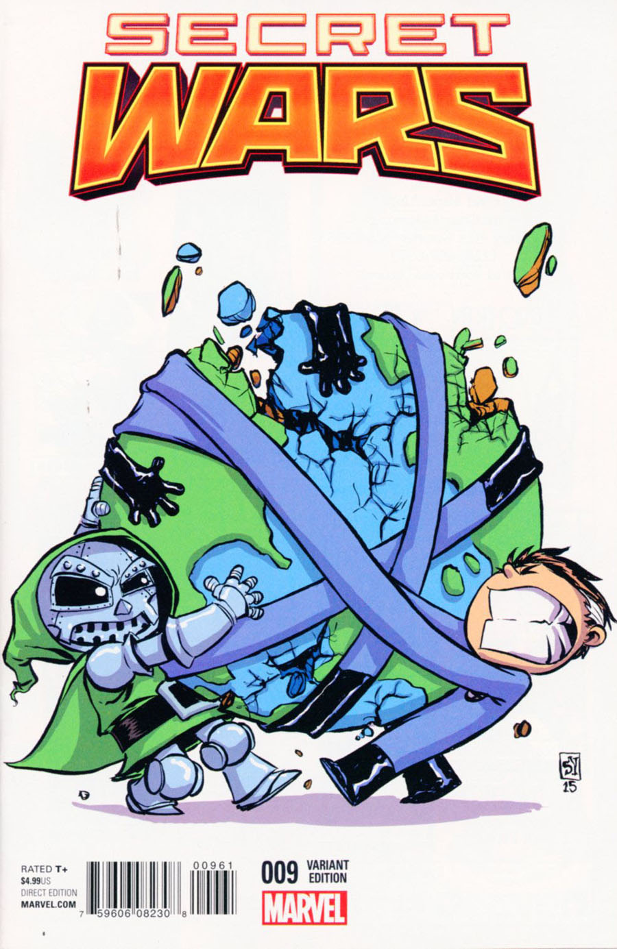 Secret Wars #9 Cover D Variant Skottie Young Baby Cover