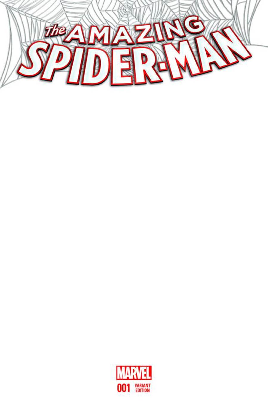 Amazing Spider-Man Vol 4 #1 Cover D Variant Blank Cover