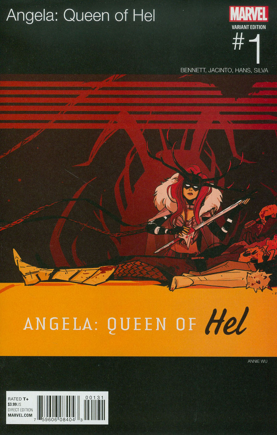 Angela Queen Of Hel #1 Cover B Variant Annie Wu Marvel Hip-Hop Cover