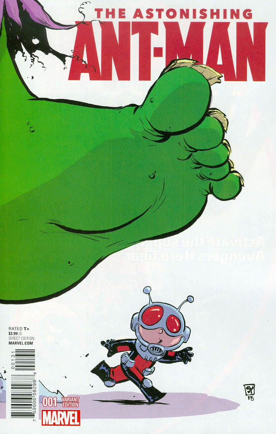 Astonishing Ant-Man #1 Cover B Variant Skottie Young Baby Cover