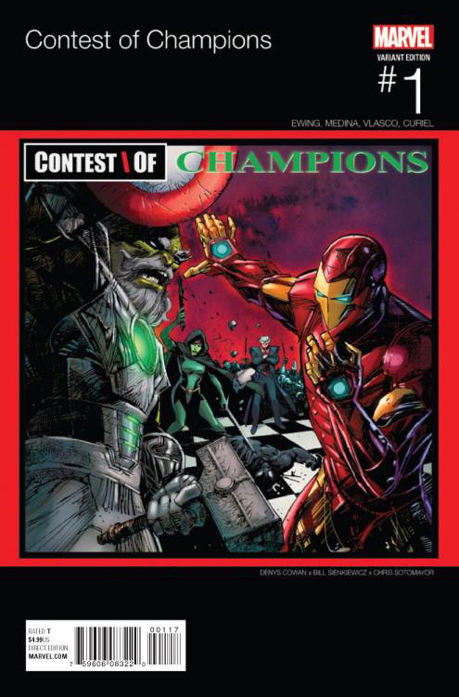 Contest Of Champions Vol 3 #1 Cover D Variant Denys Cowan Marvel Hip-Hop Cover