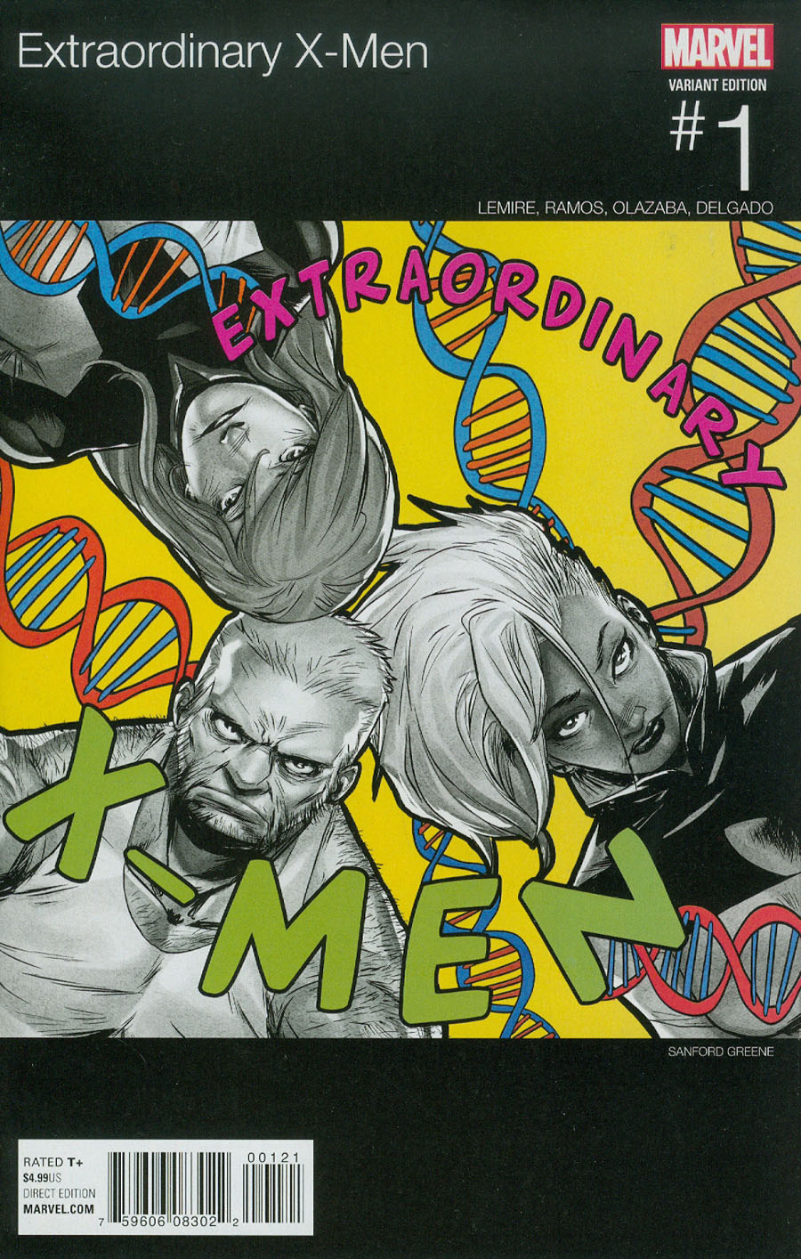 Extraordinary X-Men #1 Cover B Variant Sanford Greene Marvel Hip-Hop Cover