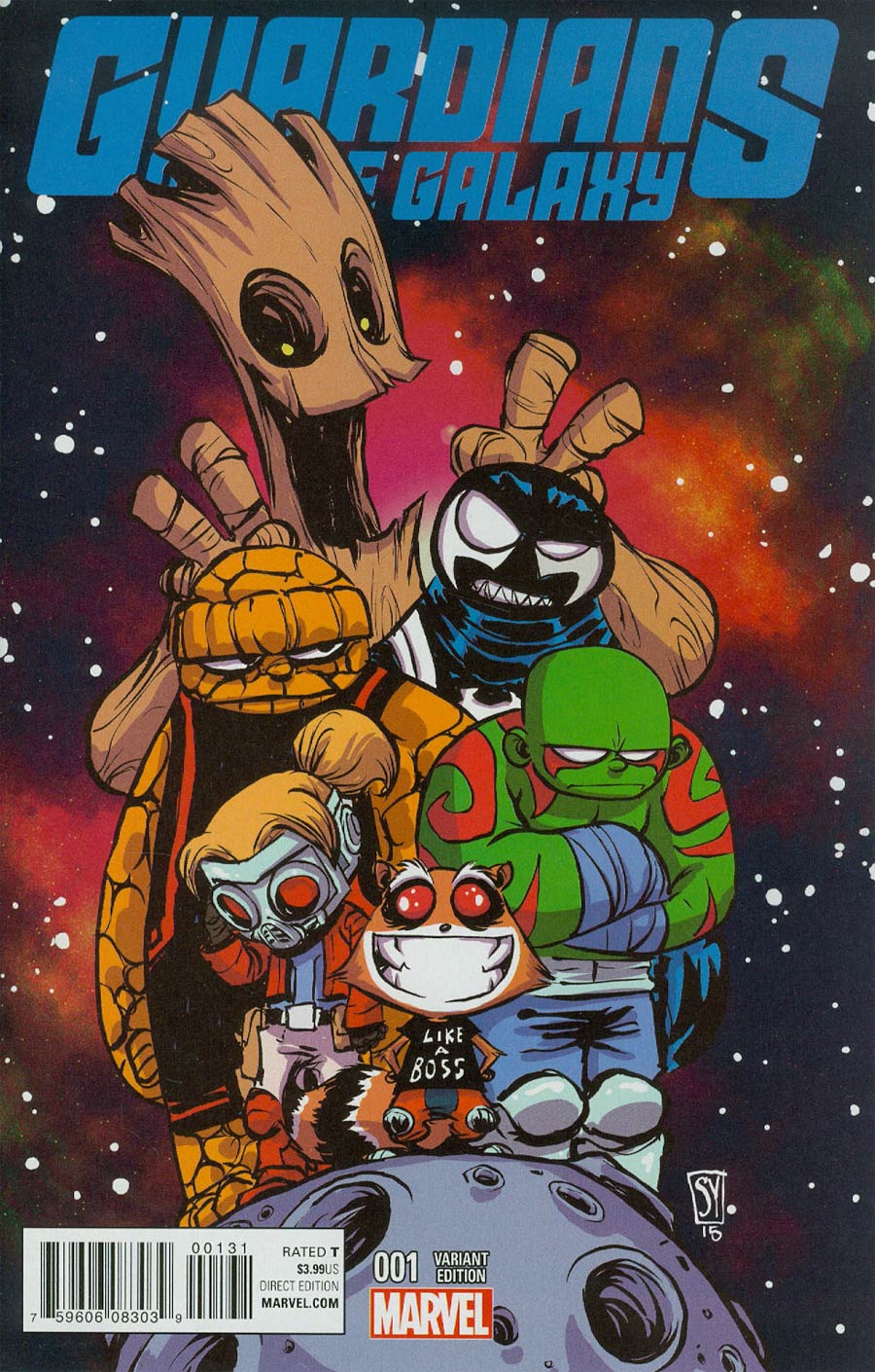 Guardians Of The Galaxy Vol 4 #1 Cover B Variant Skottie Young Baby Cover