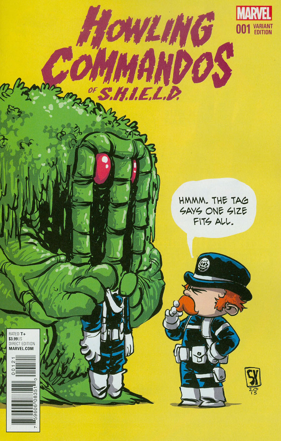 Howling Commandos Of S.H.I.E.L.D. #1 Cover B Variant Skottie Young Baby Cover