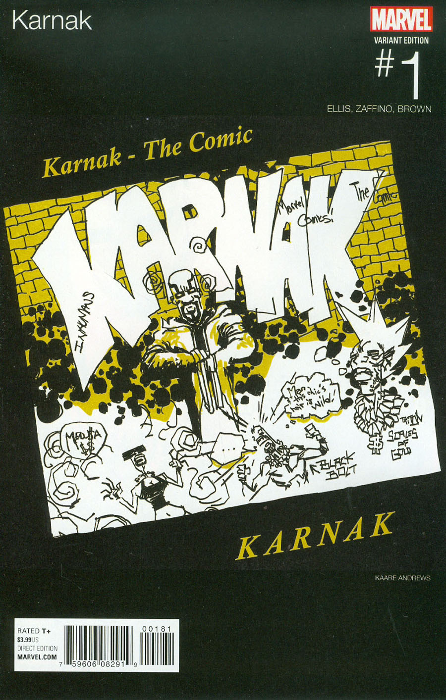 Karnak #1 Cover C Variant Marvel Hip-Hop Cover
