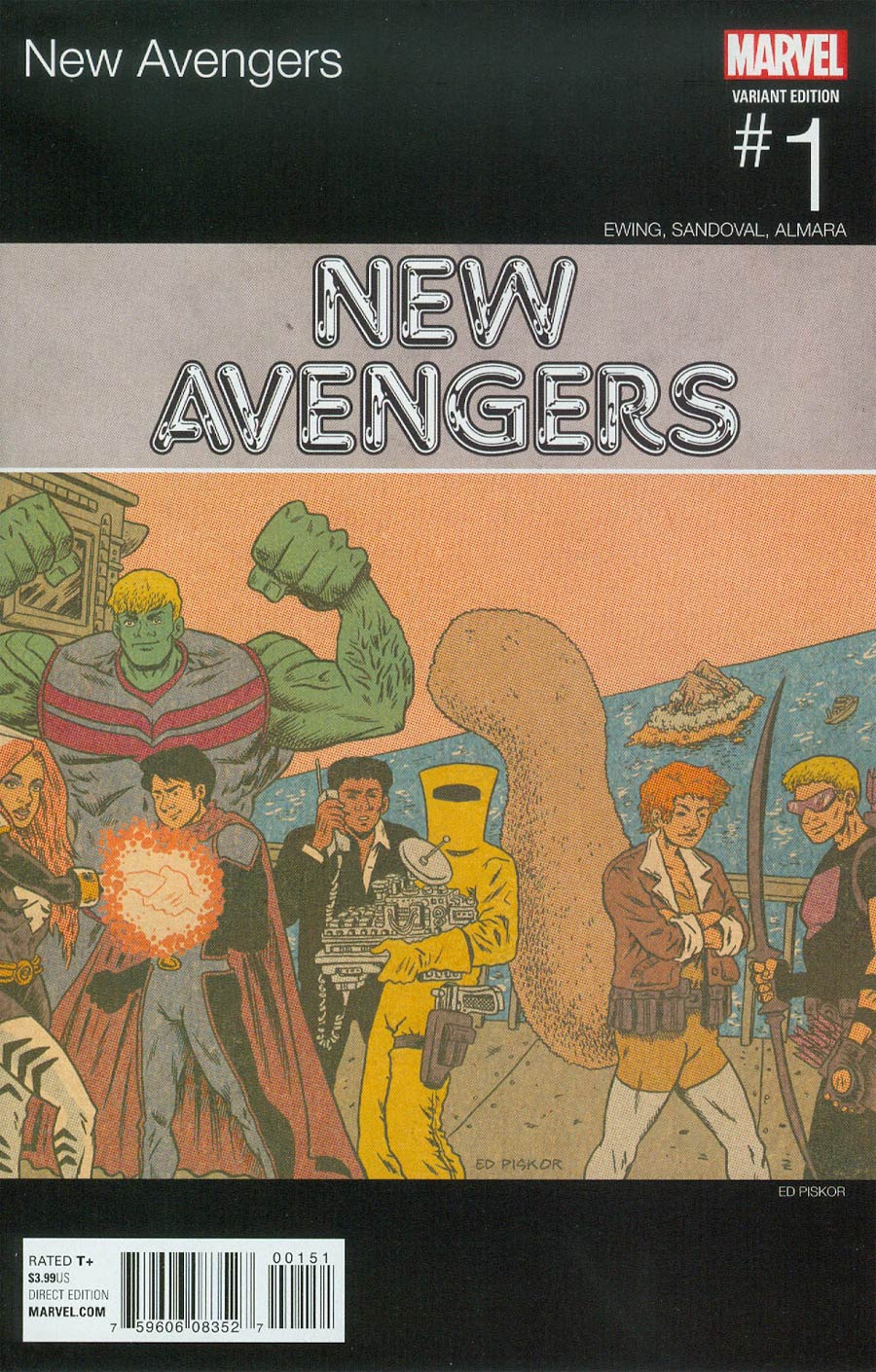 New Avengers Vol 4 #1 Cover B Variant Marvel Hip-Hop Cover