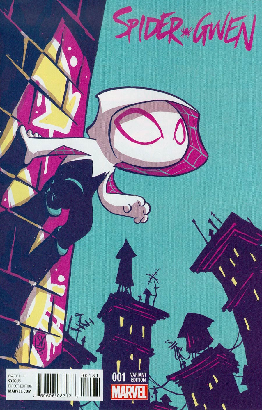 Spider-Gwen Vol 2 #1 Cover B Variant Skottie Young Baby Cover