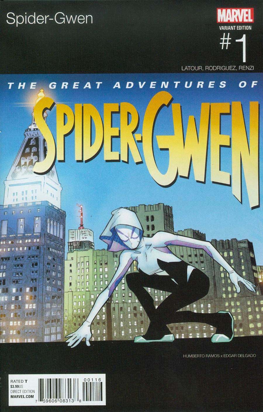 Spider-Gwen Vol 2 #1 Cover C Variant Humberto Ramos Marvel Hip-Hop Cover