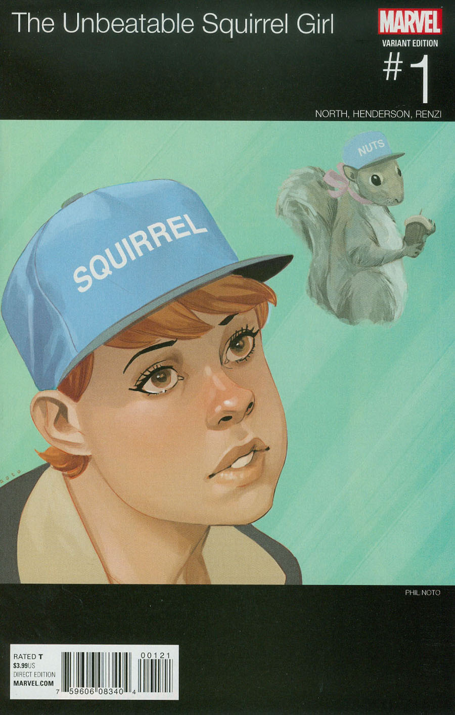 Unbeatable Squirrel Girl Vol 2 #1 Cover B Variant Phil Noto Marvel Hip-Hop Cover
