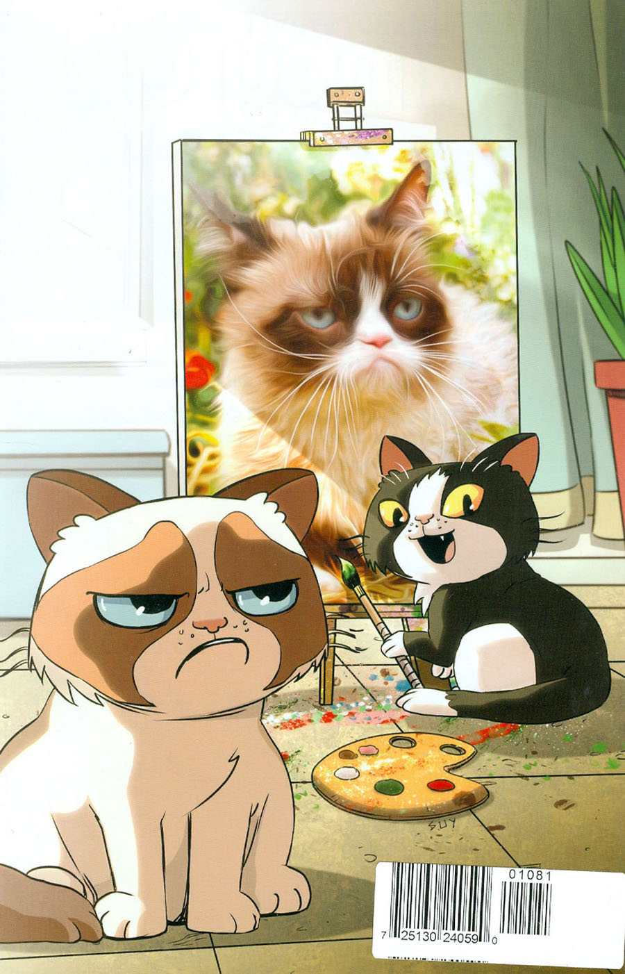 Grumpy Cat #1 Cover I Rare Steve Uy Art & Photo Virgin Cover