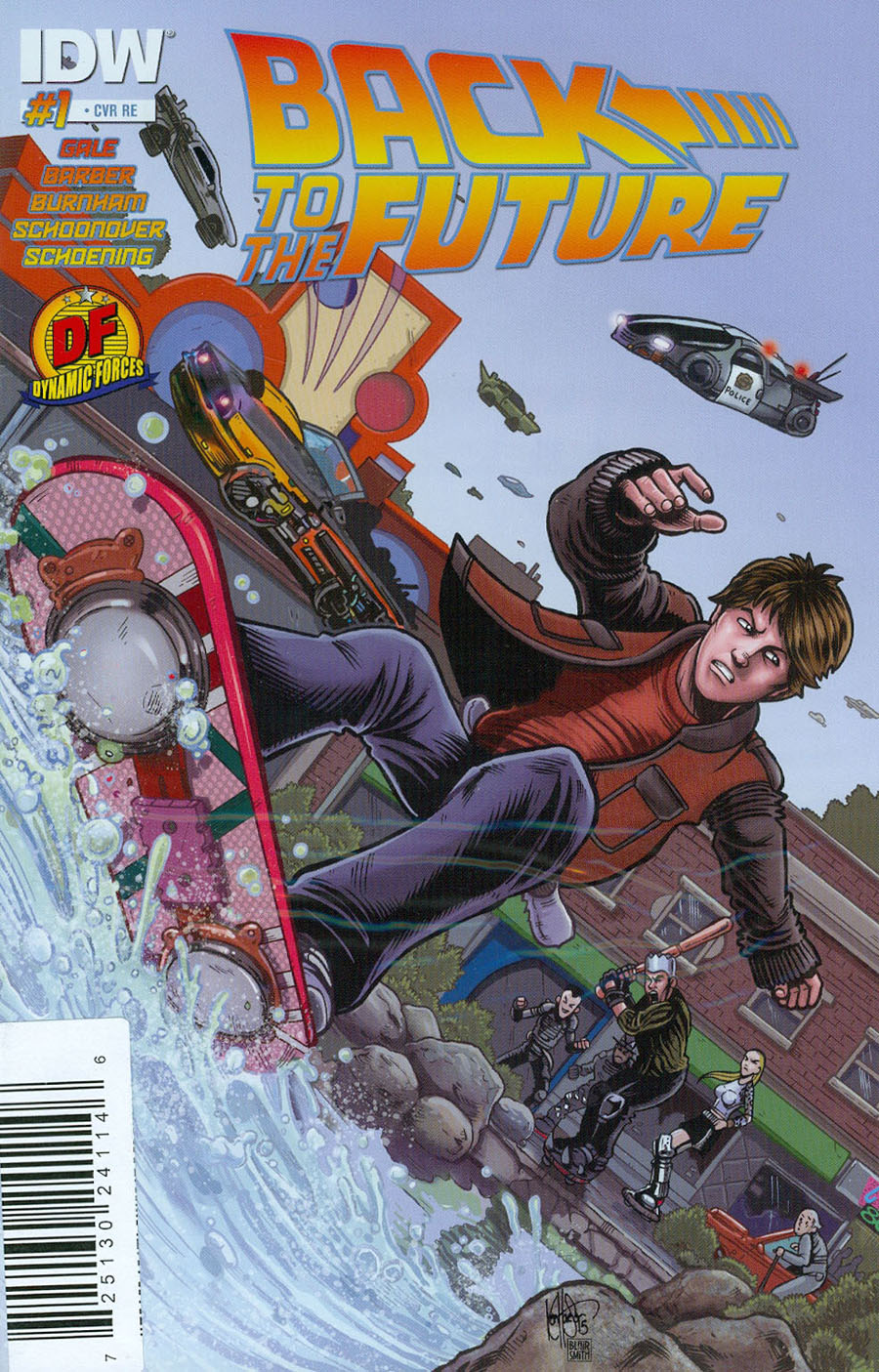 Back To The Future Vol 2 #1 Cover F DF Exclusive Ken Haeser Variant Cover