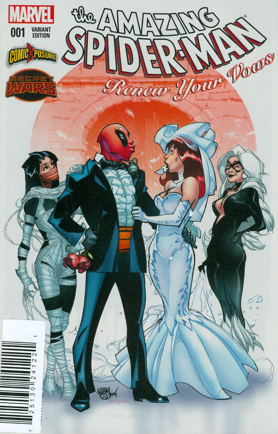 Amazing Spider-Man Renew Your Vows #1 Cover O DF Comicxposure Exclusive Variant Cover (Secret Wars Warzones Tie-In)
