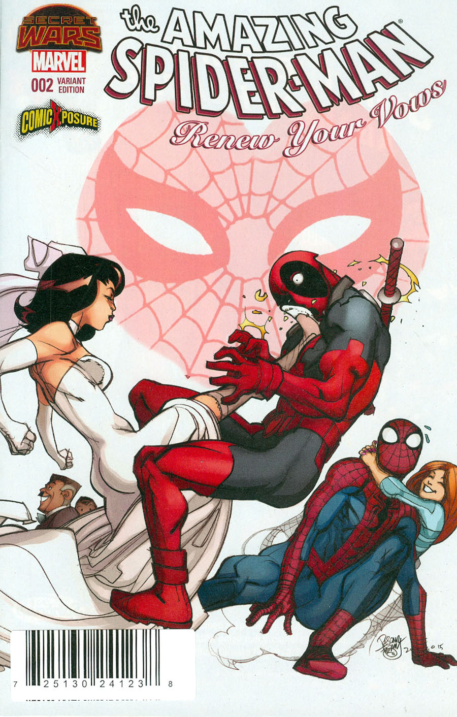 Amazing Spider-Man Renew Your Vows #2 Cover C DF Comicxposure Exclusive Variant Cover (Secret Wars Warzones Tie-In)