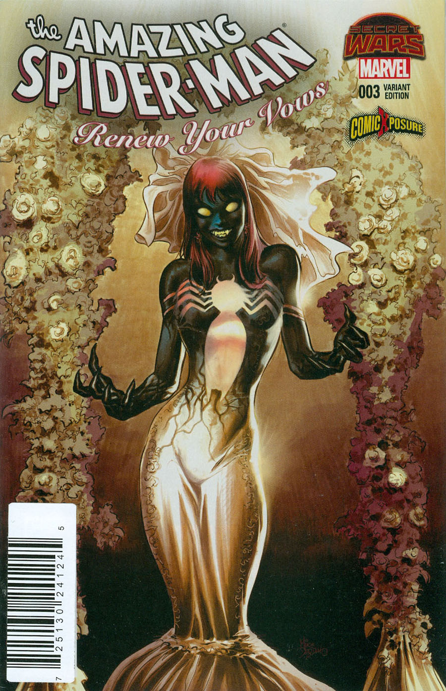 Amazing Spider-Man Renew Your Vows #3 Cover C DF Comicxposure Exclusive Color Variant Cover (Secret Wars Warzones Tie-In)