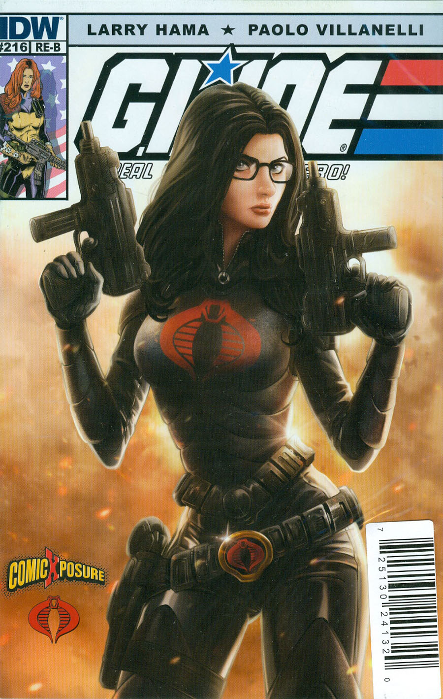 GI Joe A Real American Hero #216 Cover D DF Comicxposure Exclusive Variant Cover