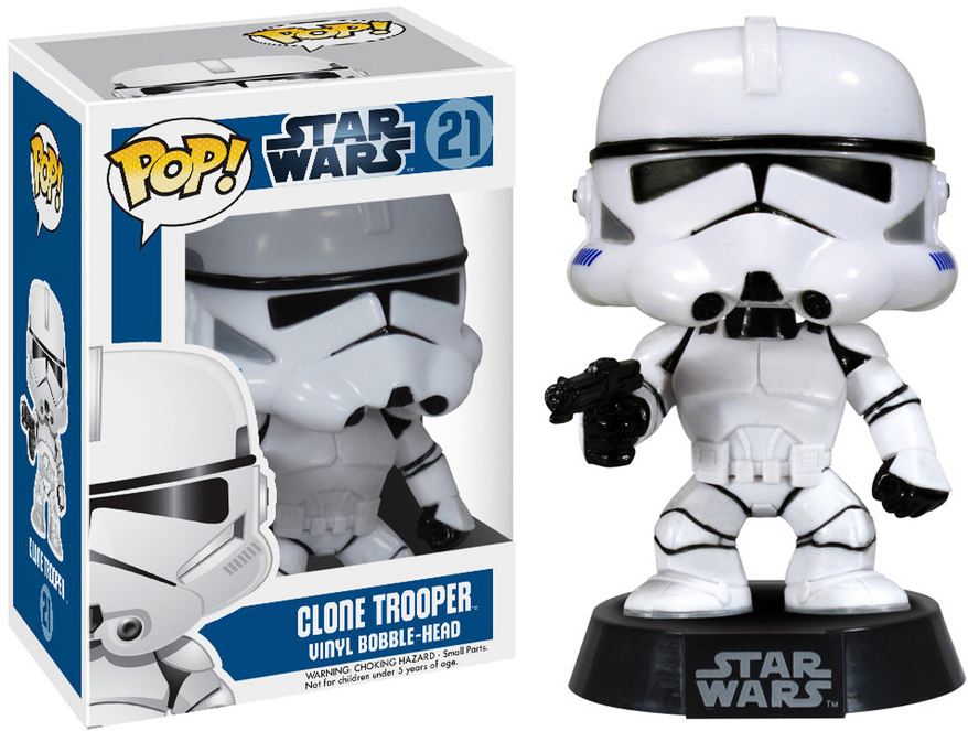 POP Star Wars 21 Clone Trooper Vault Edition Vinyl Bobble Head