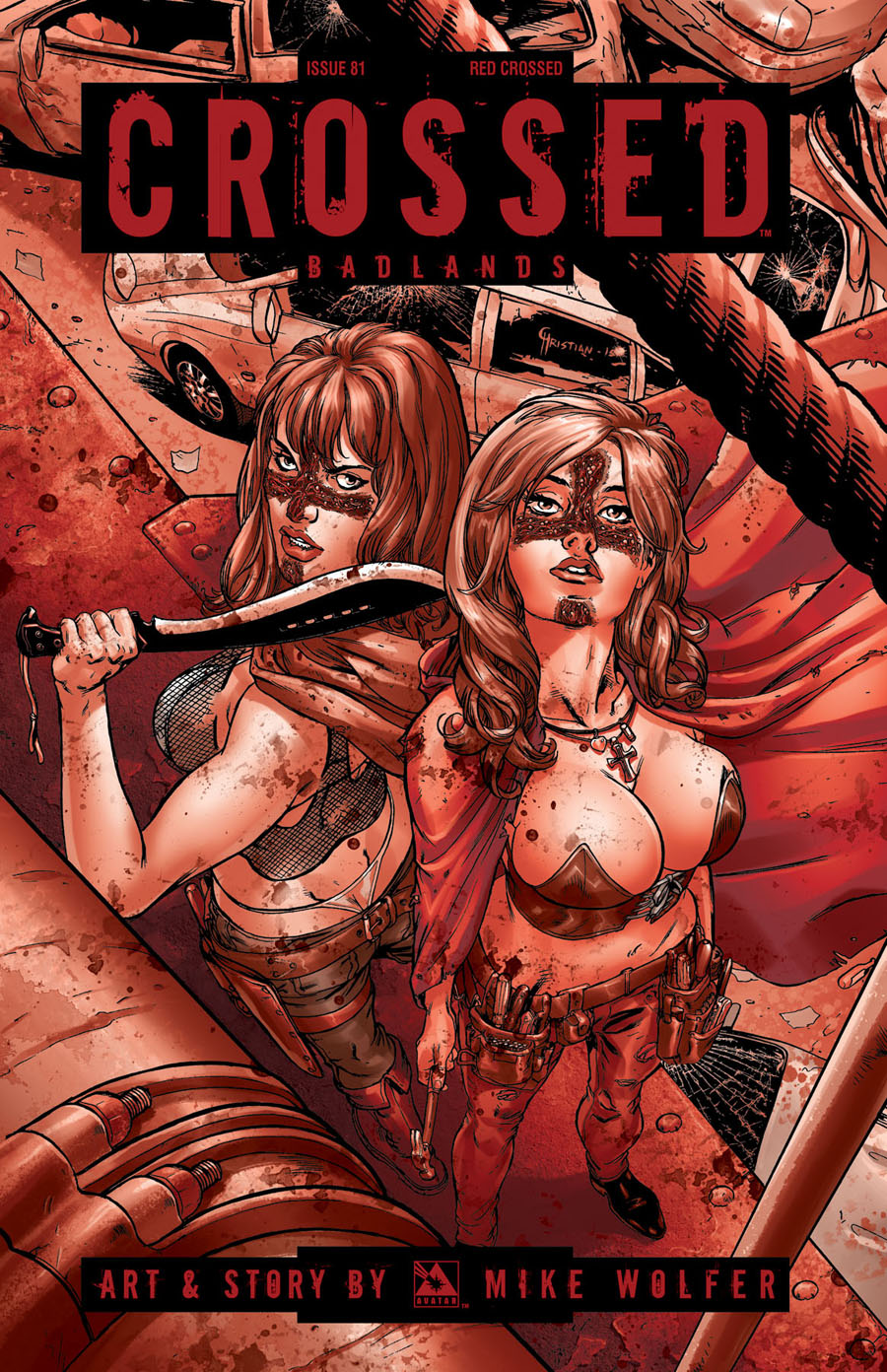 Crossed Badlands #81 Cover F Incentive Red Crossed Edition