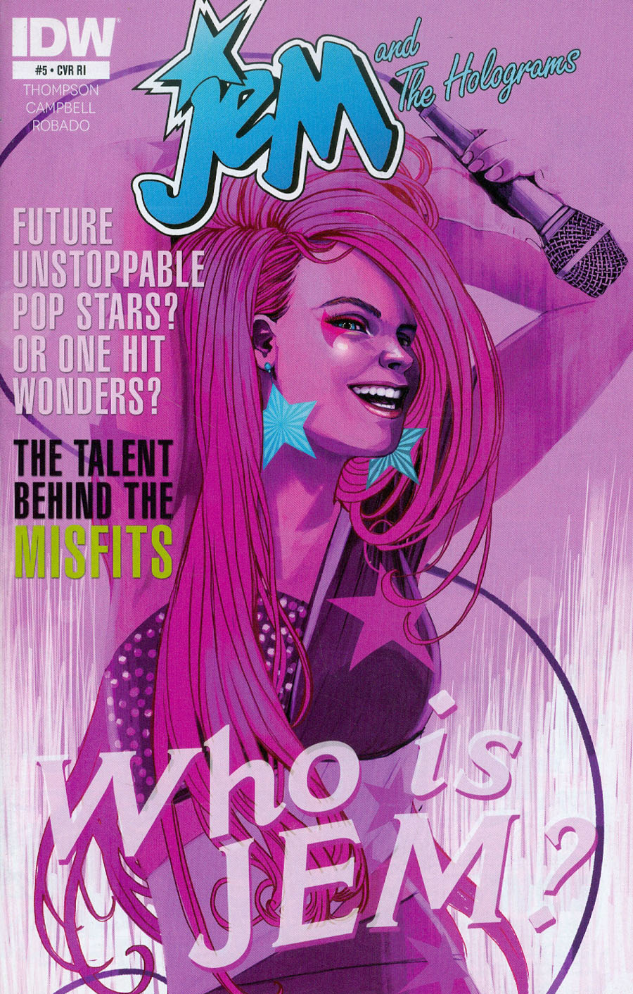 Jem And The Holograms #5 Cover C Incentive Stephanie Hans Variant Cover