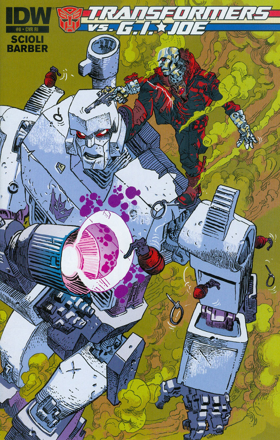 Transformers vs GI Joe #8 Cover C Incentive Artyom Trakhanov Variant Cover