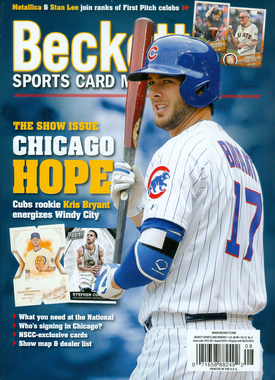 Beckett Sports Card Monthly Vol 32 #8 Aug 2015