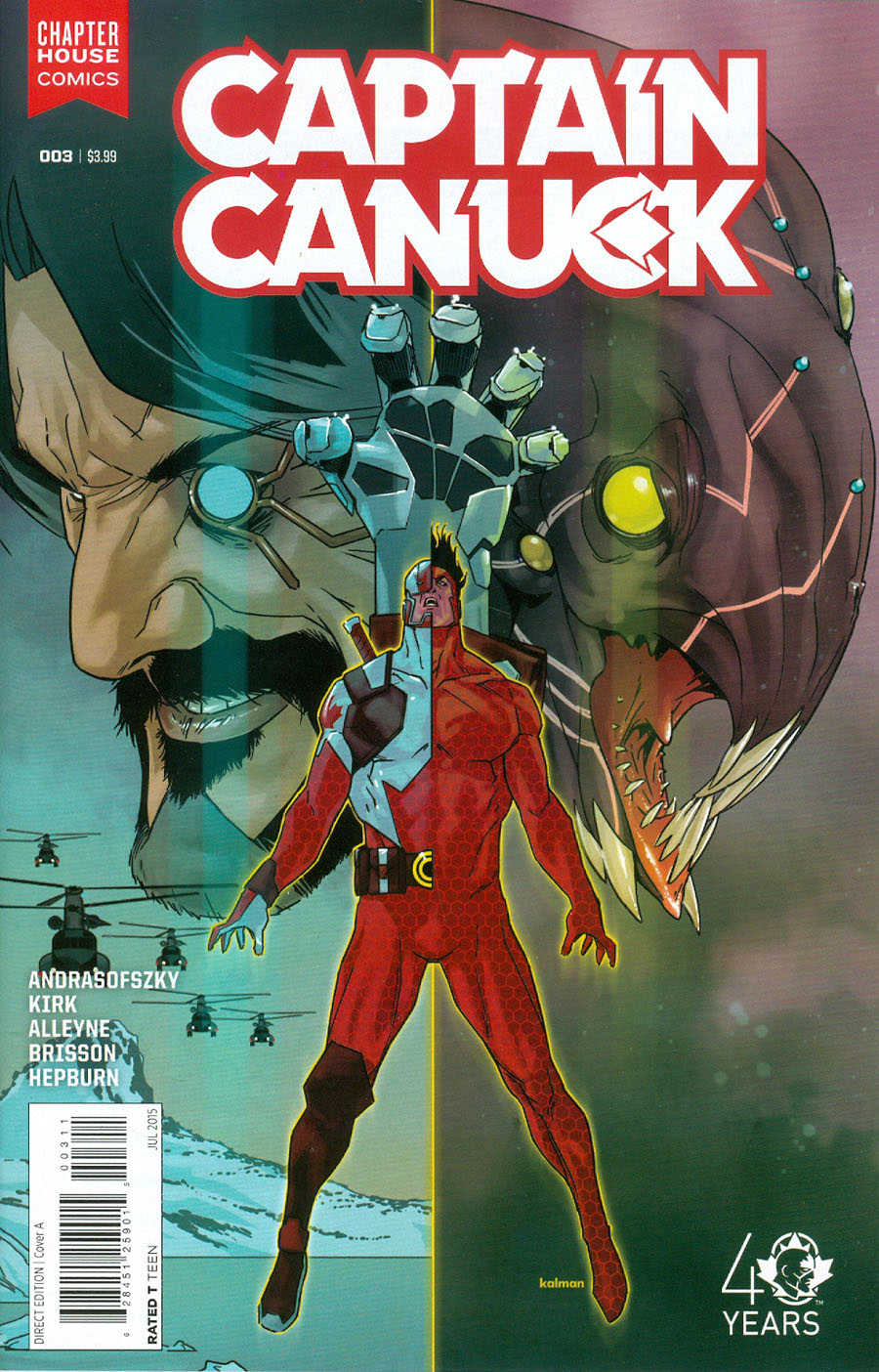 Captain Canuck Vol 2 #3 Cover A Regular Kalman Andrasofszky Cover