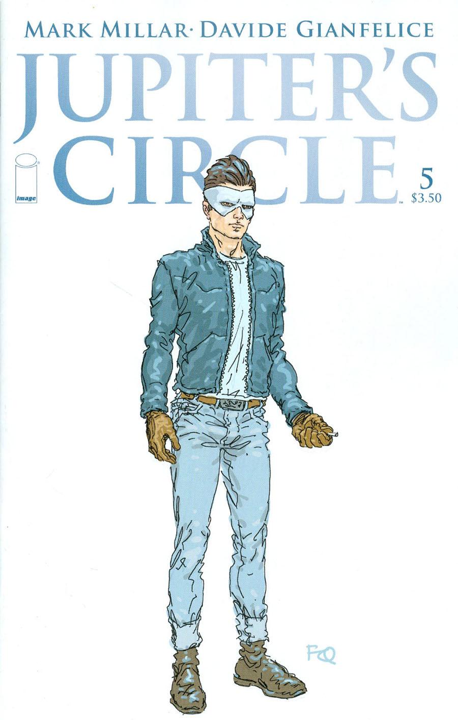 Jupiters Circle #5 Cover B Variant Frank Quitely Character Design Cover