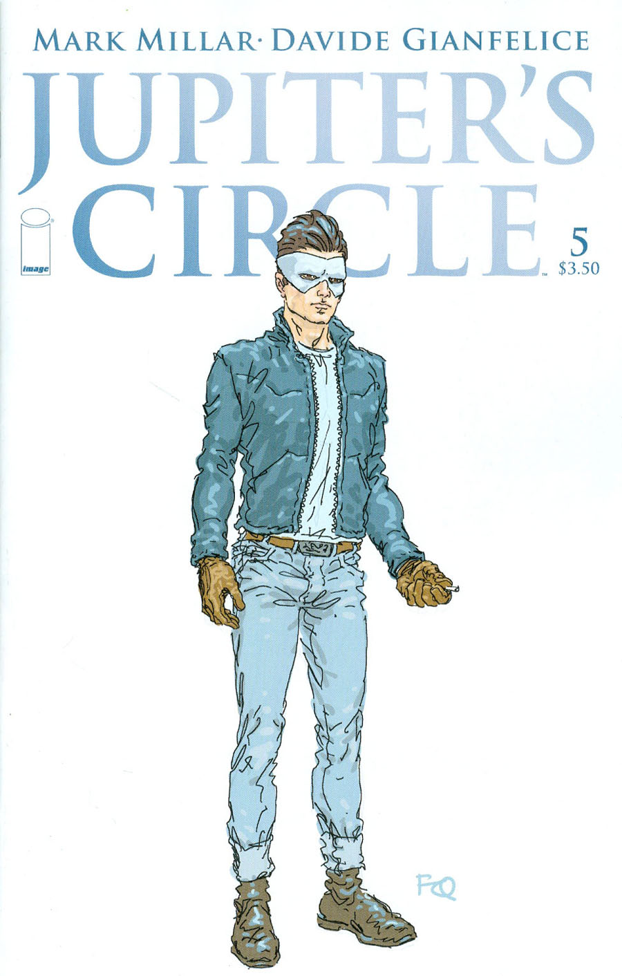 Jupiters Circle #5 Cover B Variant Frank Quitely Character Design Cover