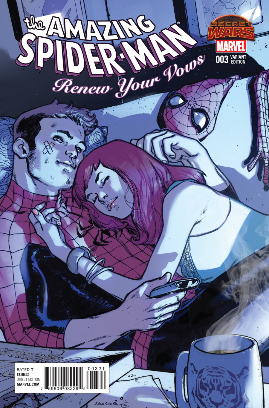 Amazing Spider-Man Renew Your Vows #3 Cover B Incentive Sara Pichelli Variant Cover (Secret Wars Warzones Tie-In)