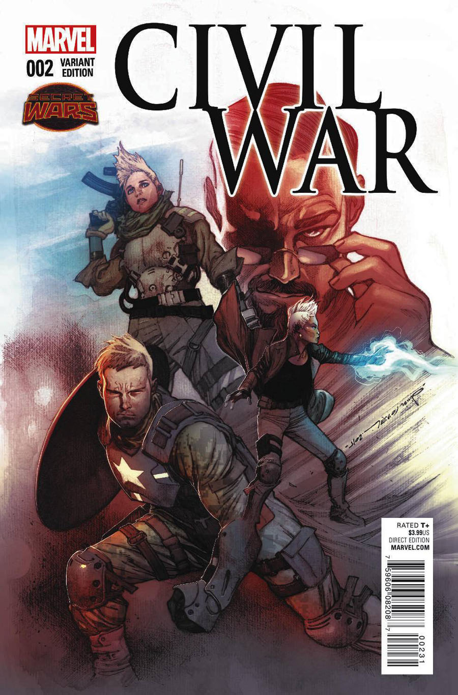 Civil War (Secret Wars) #2 Cover C Incentive Olivier Coipel Variant Cover (Secret Wars Warzones Tie-In)