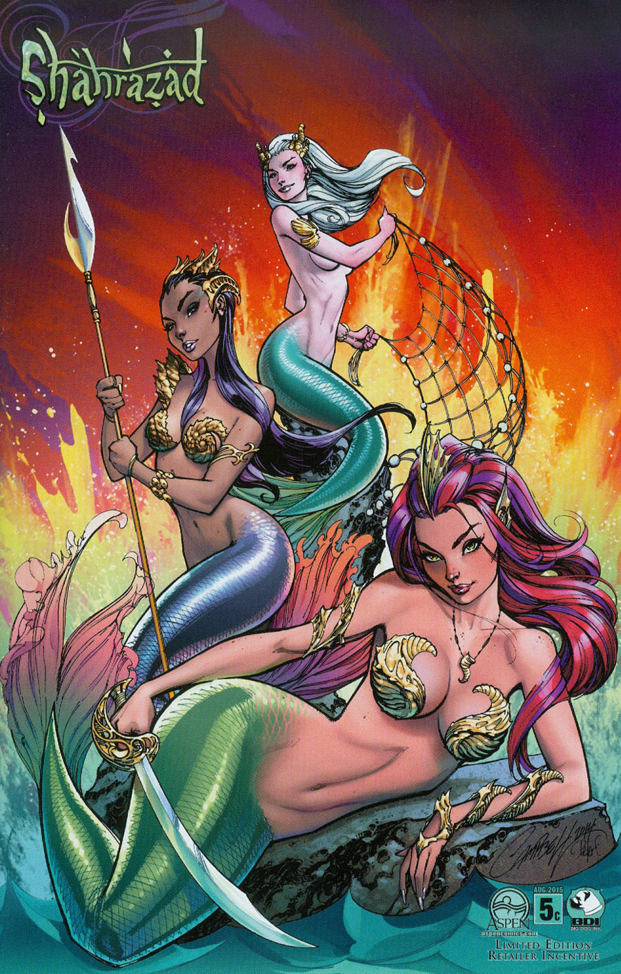 Shahrazad Vol 2 #5 Cover C Incentive J Scott Campbell Variant Cover