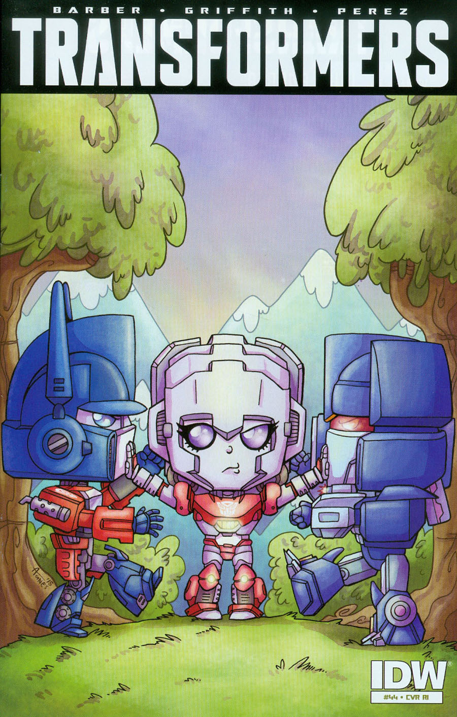 Transformers Vol 3 #44 Cover C Incentive Agnes Garbowska Variant Cover