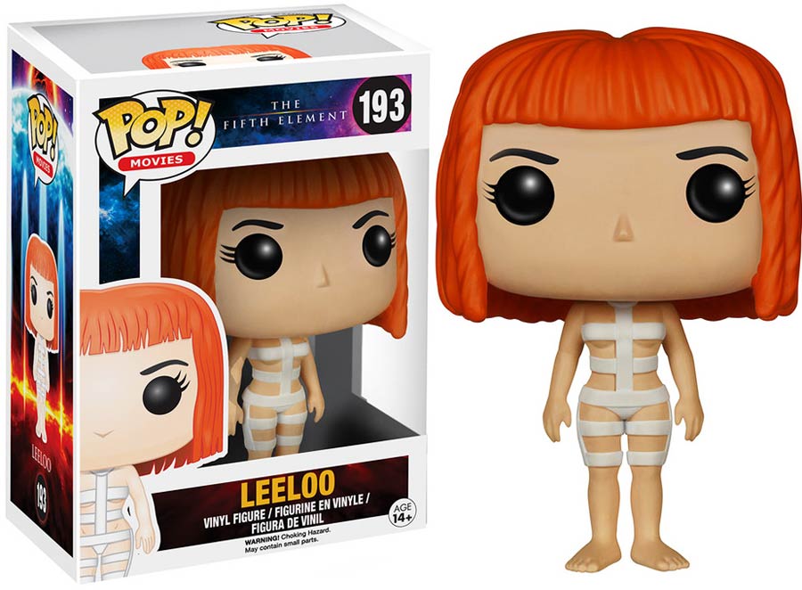 POP Movies 193 The Fifth Element Straps Leeloo Vinyl Figure
