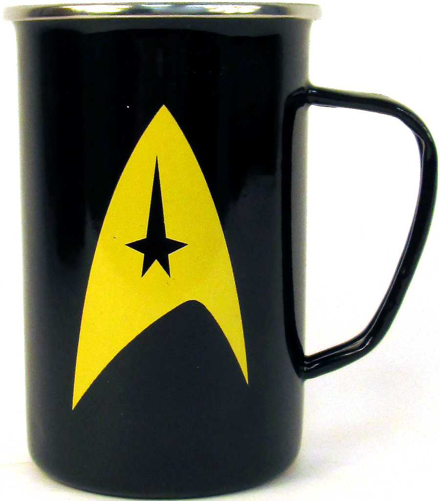 Star Trek 20-Ounce Enamelware Mug Star Fleet Insignia