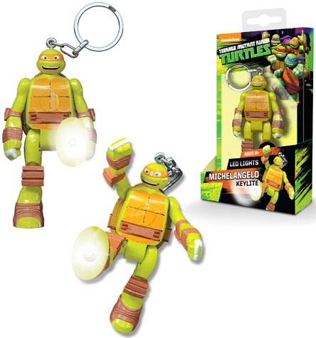 Teenage Mutant Ninja Turtles LED Key Light TMNT Michelangelo