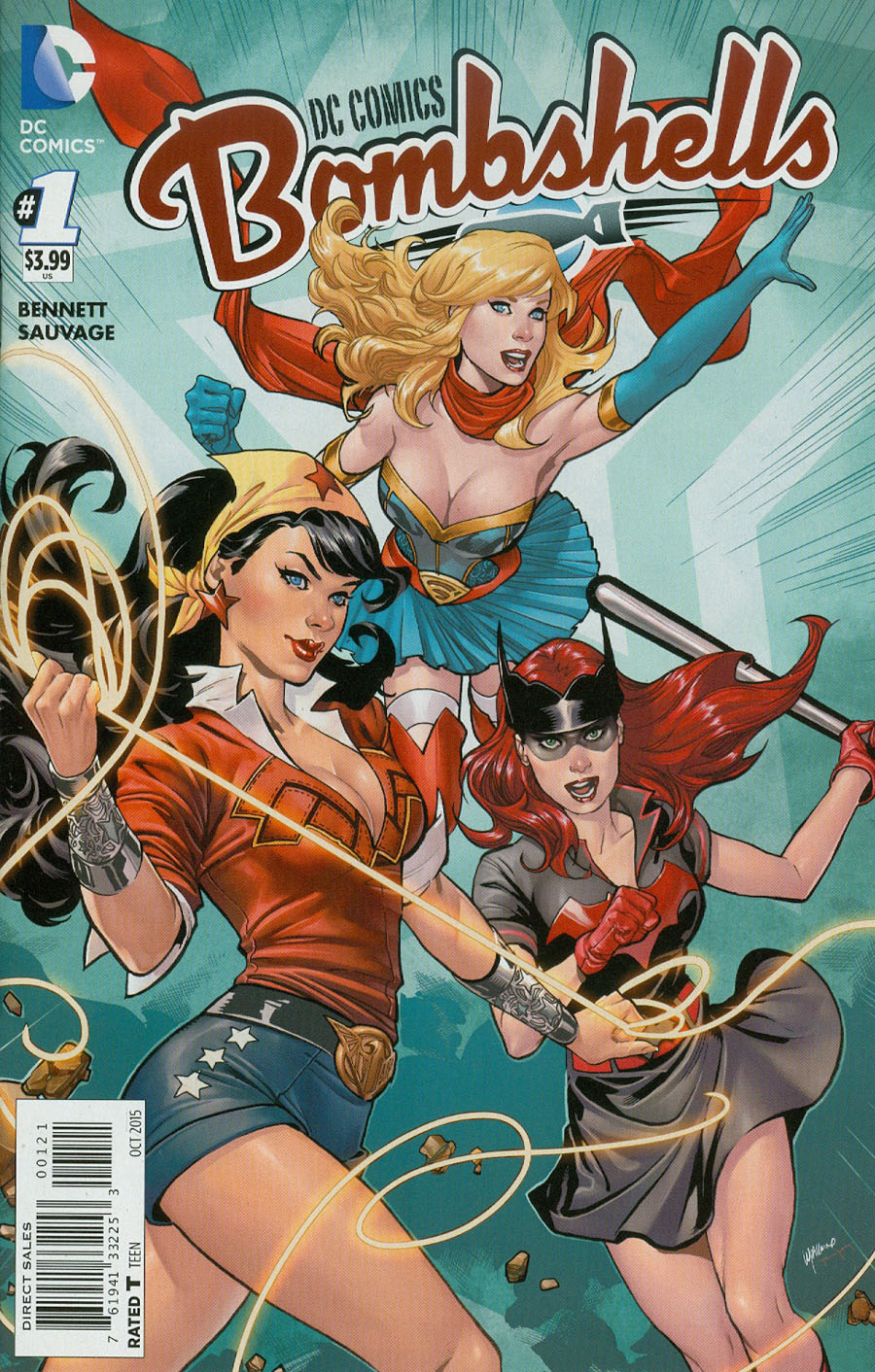 DC Comics Bombshells #1 Cover B Incentive Emanuela Lupacchino Variant Cover