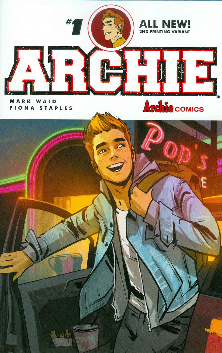 Archie Vol 2 #1 Cover Z-L 2nd Ptg Fiona Staples Variant Cover