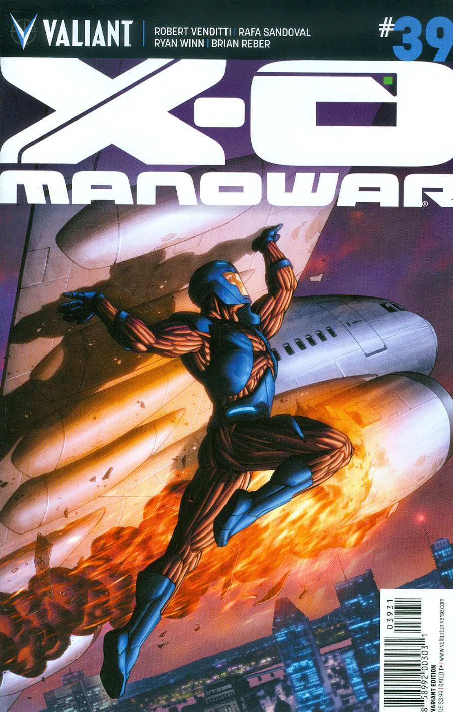 X-O Manowar Vol 3 #39 Cover C Incentive CAFU Variant Cover