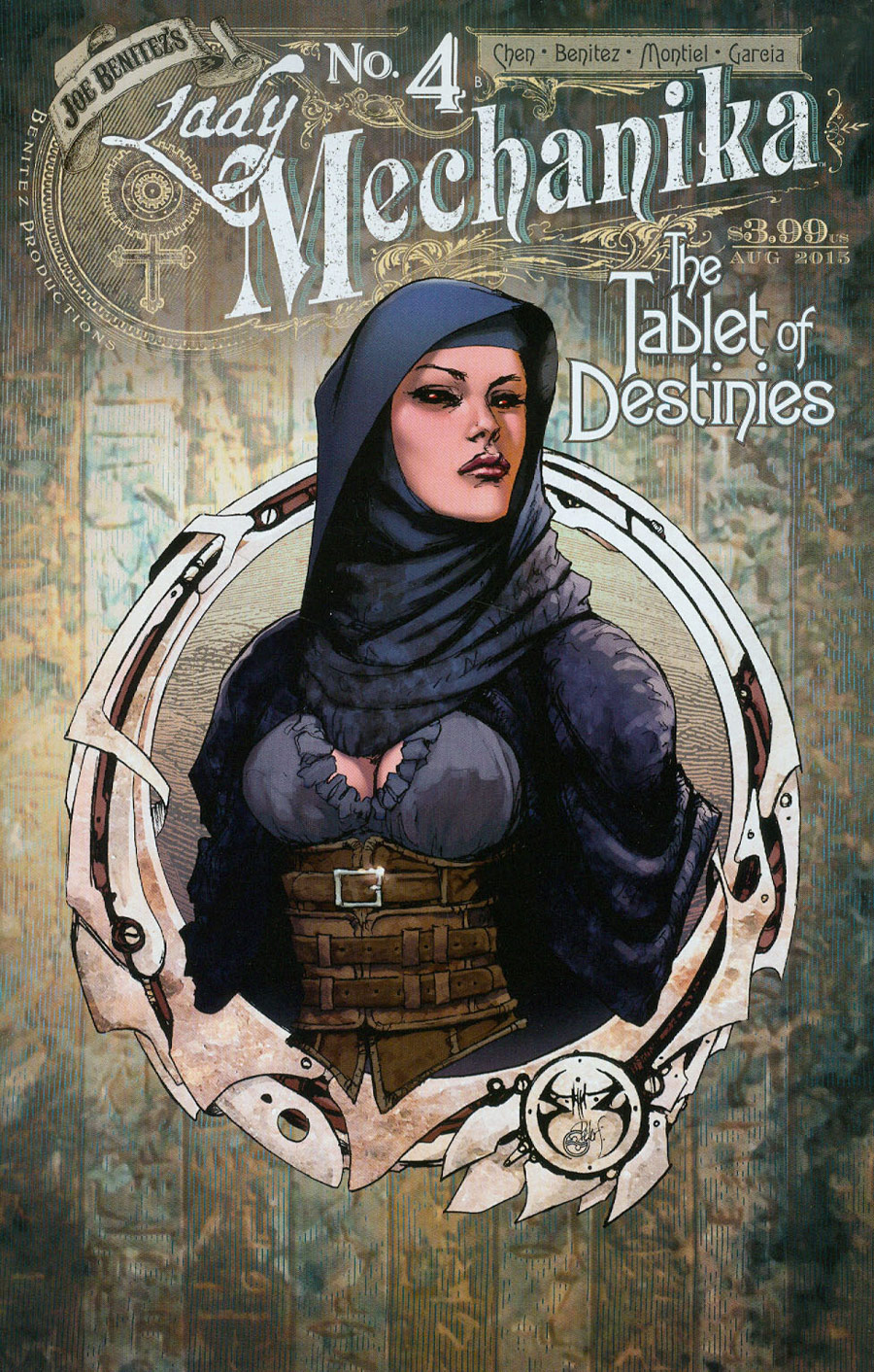 Lady Mechanika Tablet Of Destinies #4 Cover B Regular Joe Benitez & Peter Steigerwald Cover