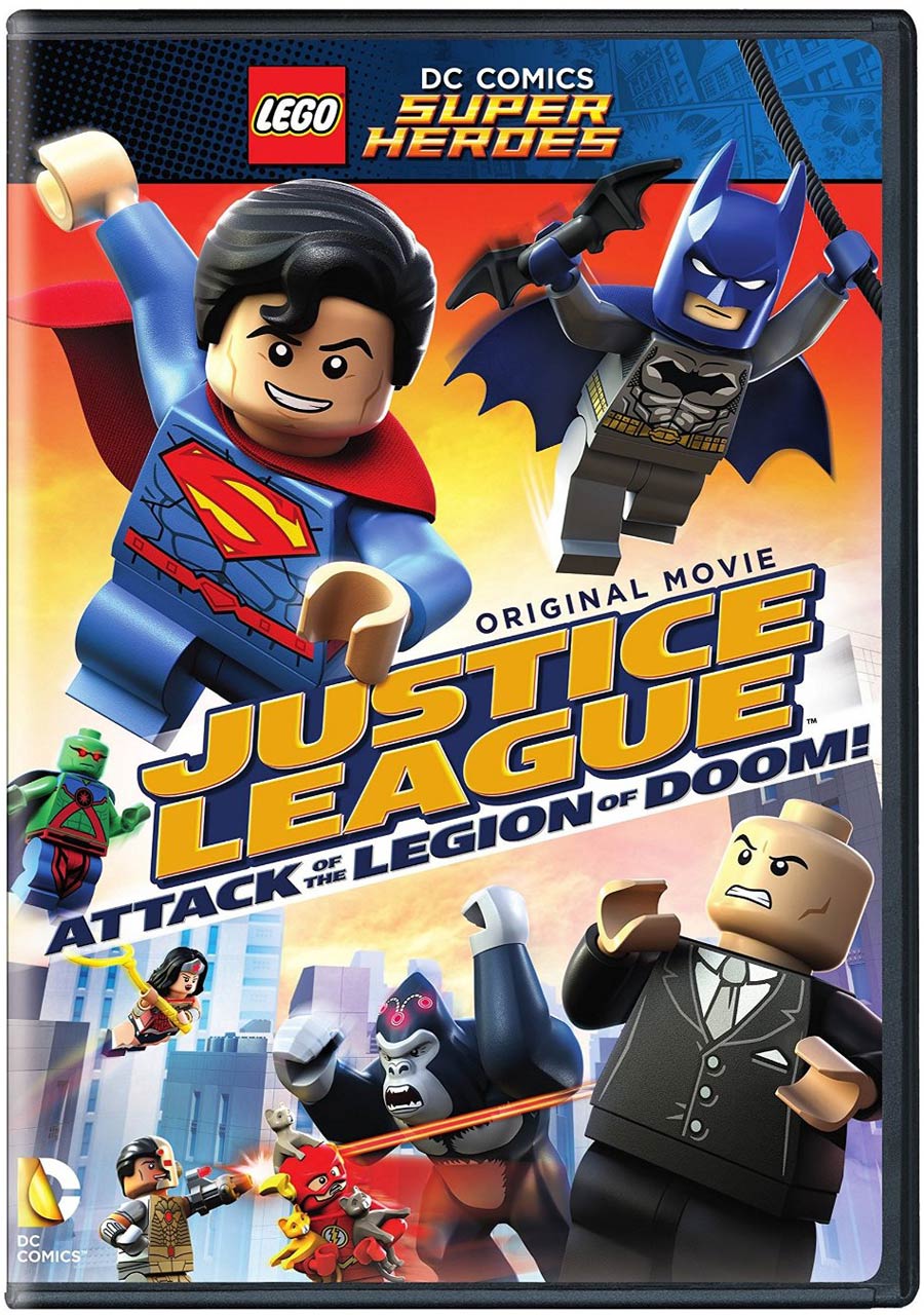 Lego DC Comics Super Heroes Justice League Attack Of The Legion Of Doom DVD