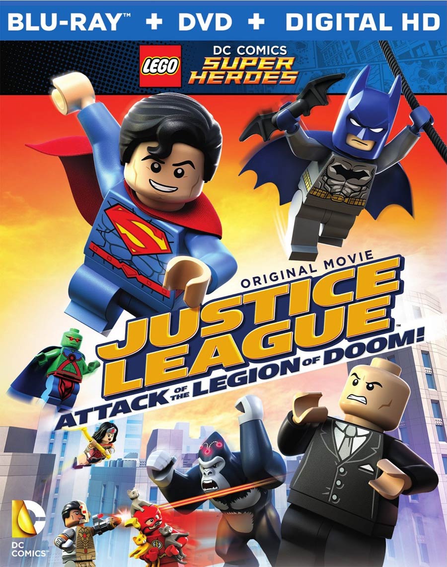 Lego DC Comics Super Heroes Justice League Attack Of The Legion Of Doom Blu-ray DVD