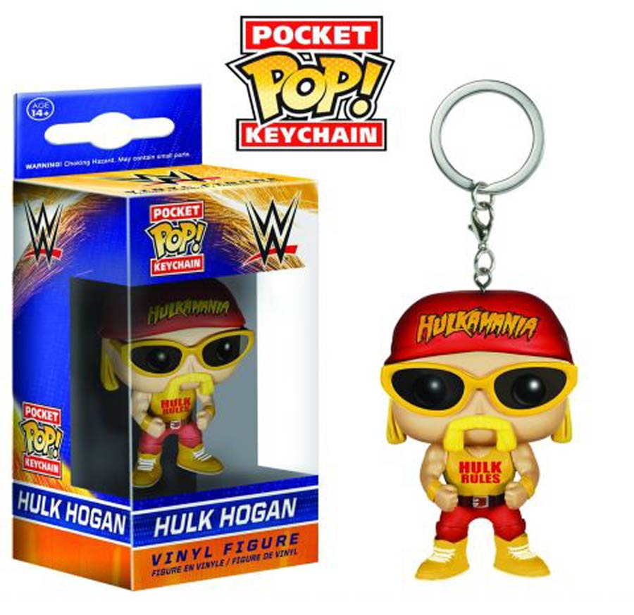 POP WWE Hulk Hogan Vinyl Figure Pocket Keychain