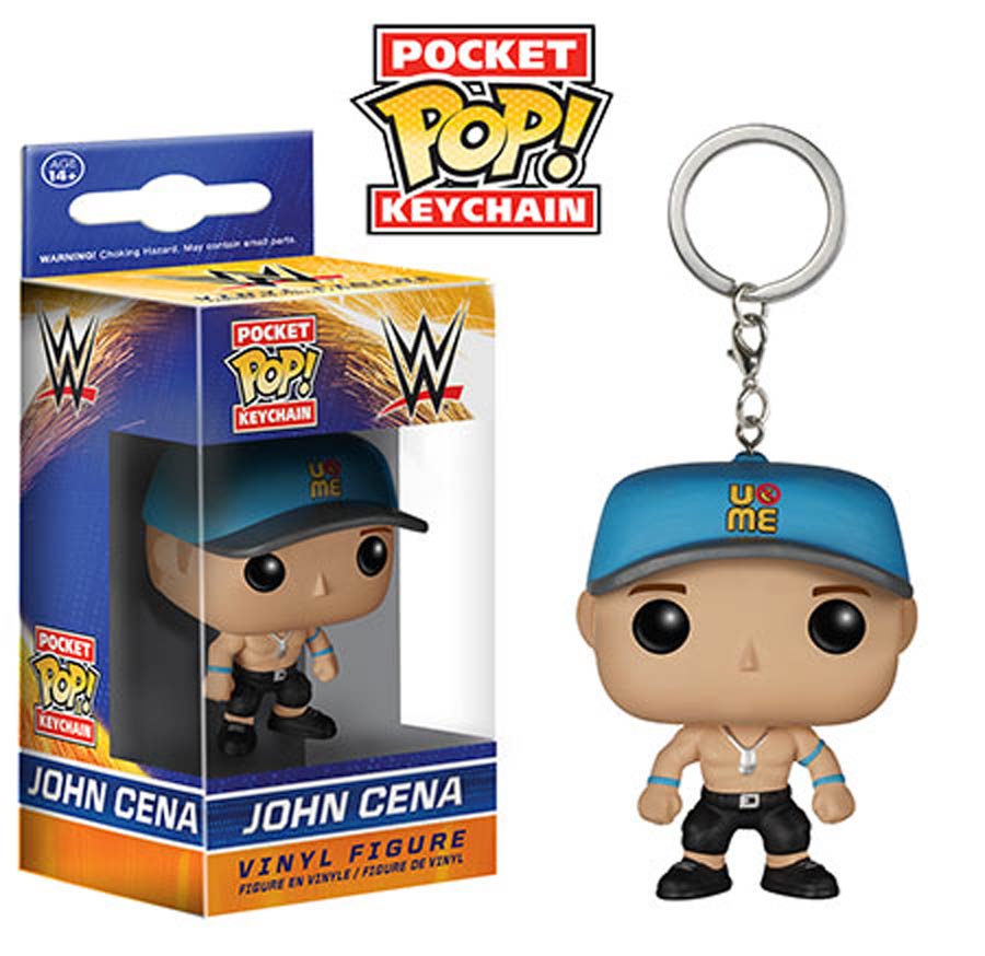 POP WWE John Cena Vinyl Figure Pocket Keychain