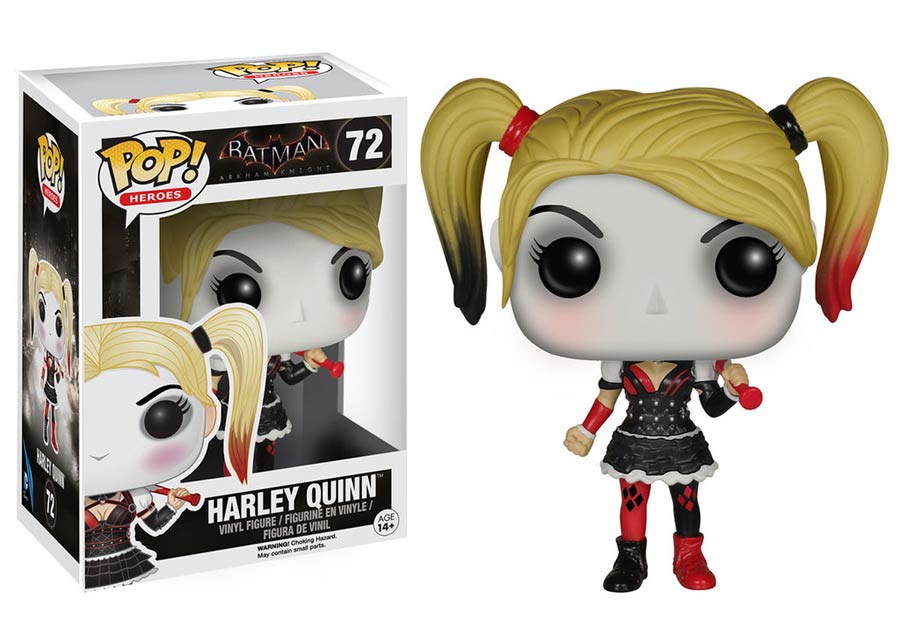 POP Heroes 72 Arkham Knight Harley Quinn Vinyl Figure