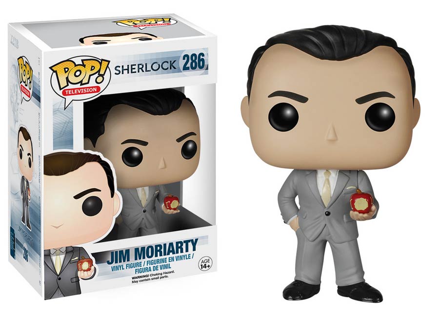 POP Television 286 Sherlock Jim Moriarty Vinyl Figure