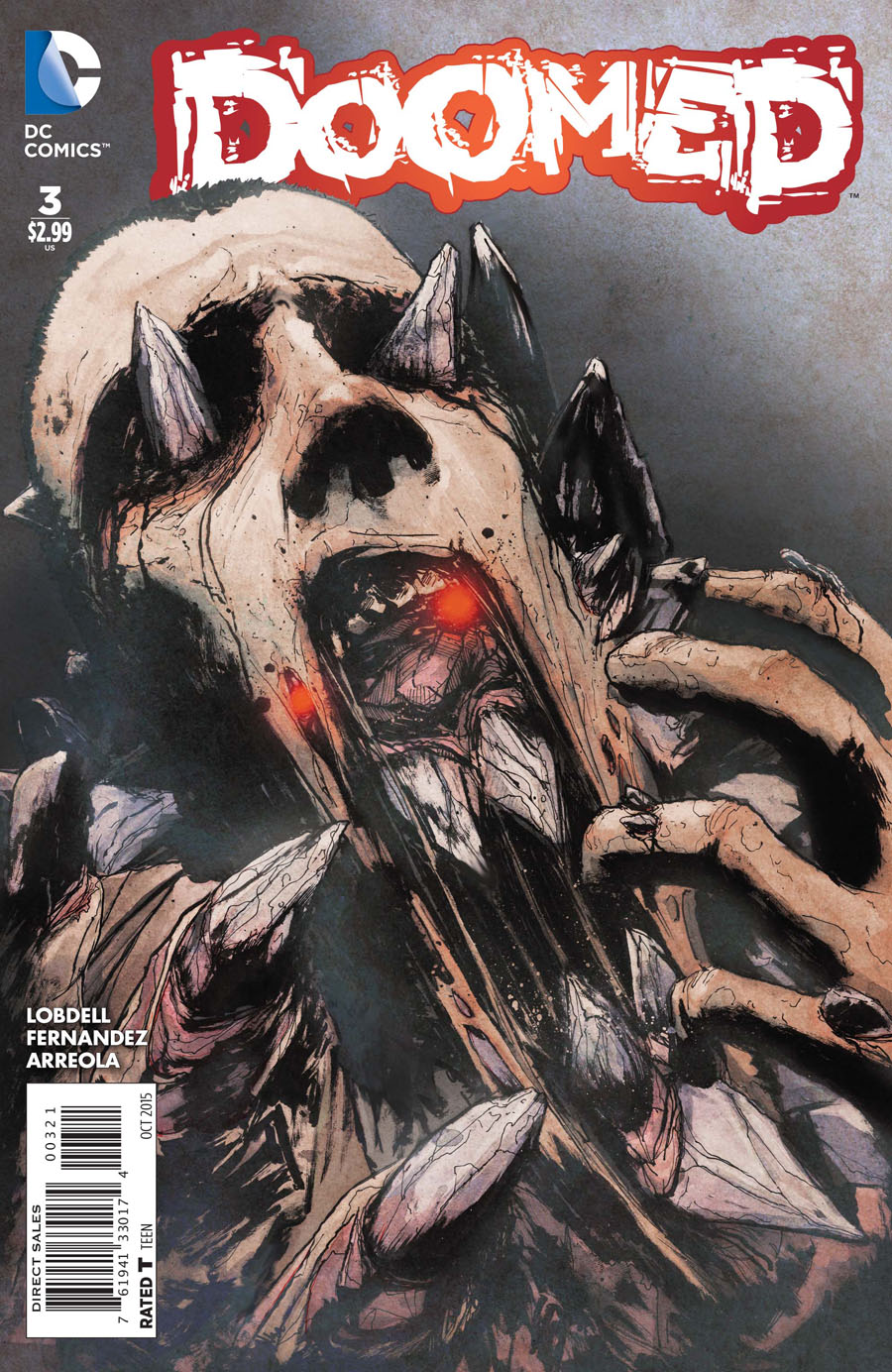 Doomed #3 Cover B Incentive T Rex Variant Cover