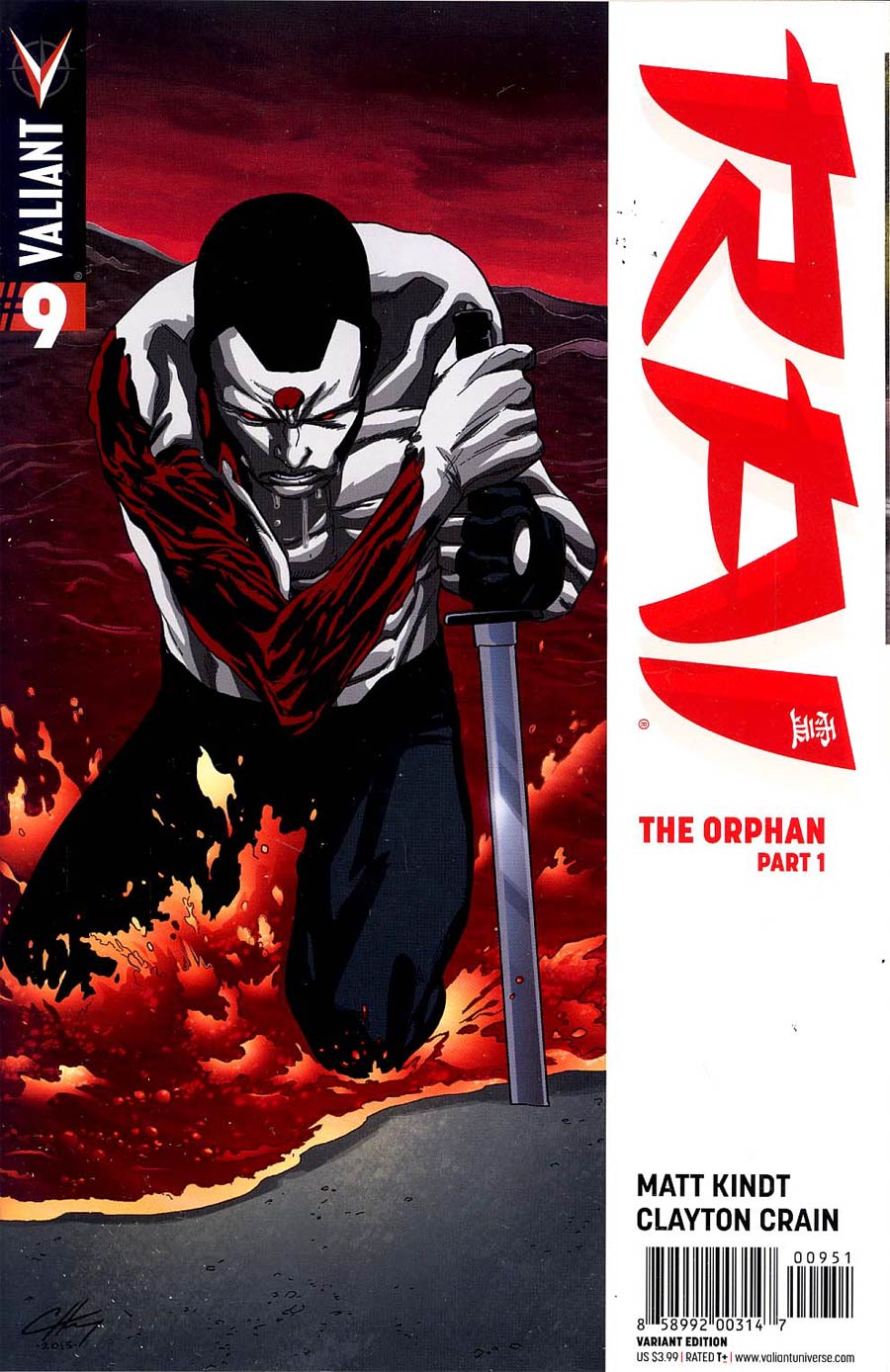 Rai Vol 2 #9 Cover E Incentive Clayton Henry Variant Cover