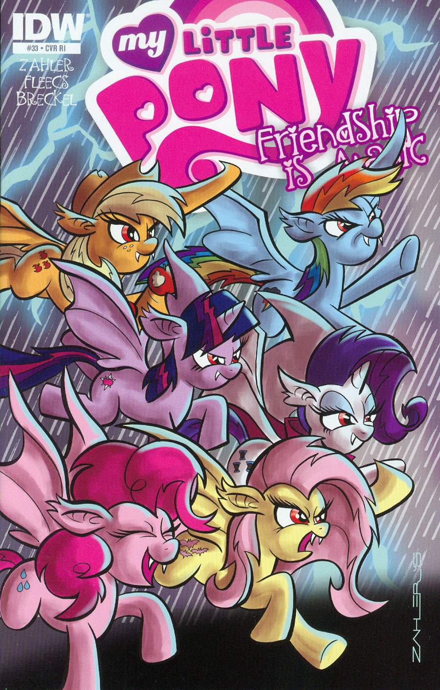 My Little Pony Friendship Is Magic #33 Cover C Incentive Thom Zahler Variant Cover