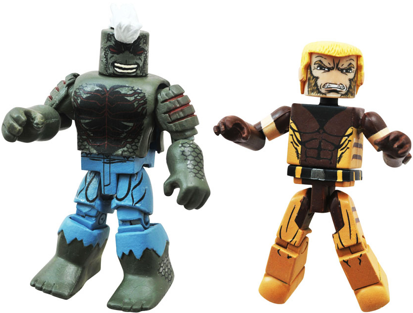 Marvel Minimates Series 62 AXIS Sabretooth & Kluh The Evil Hulk 2-Pack