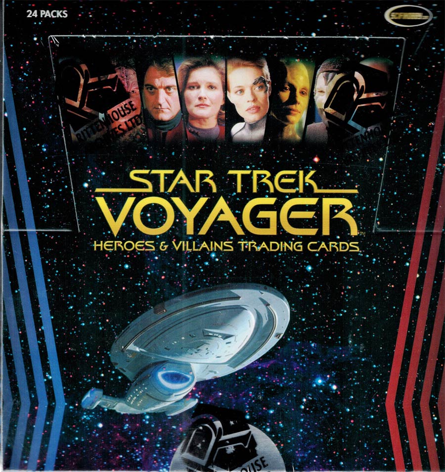 Star Trek Voyager Heroes & Villains Trading Cards Pack
