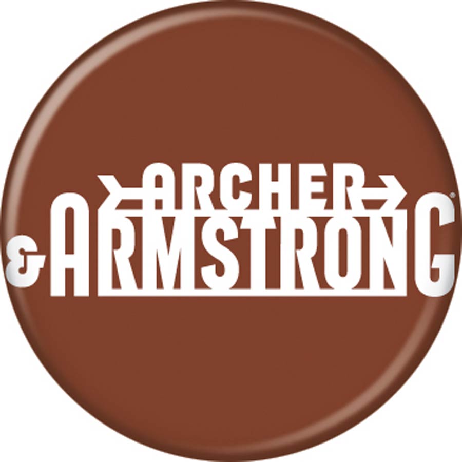 Valiant Comics 1.25-Inch Button - Archer And Armstrong Logo (84430)